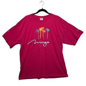 Vintage XL 90's Mirage Casino Made in USA Jerzees Tee Shirt 100 percent cotton